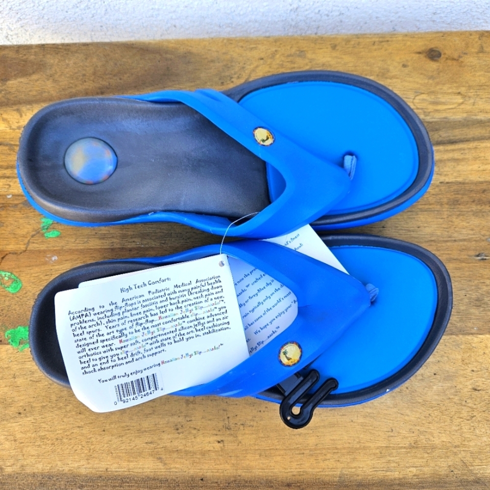 Hawaiian Jellys Ultra Comfort Aouli Sry  Unisex  Sandals Men's Size 8 - Picture 5 of 16